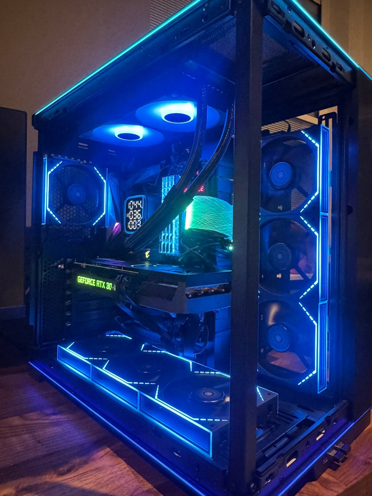 Gaming PC | RTX 3080 | Ryzen 7 5800X | 32GB | 1,52tb m2 ssd, Computers en Software, Ophalen, Zo goed als nieuw, Gaming, SSD