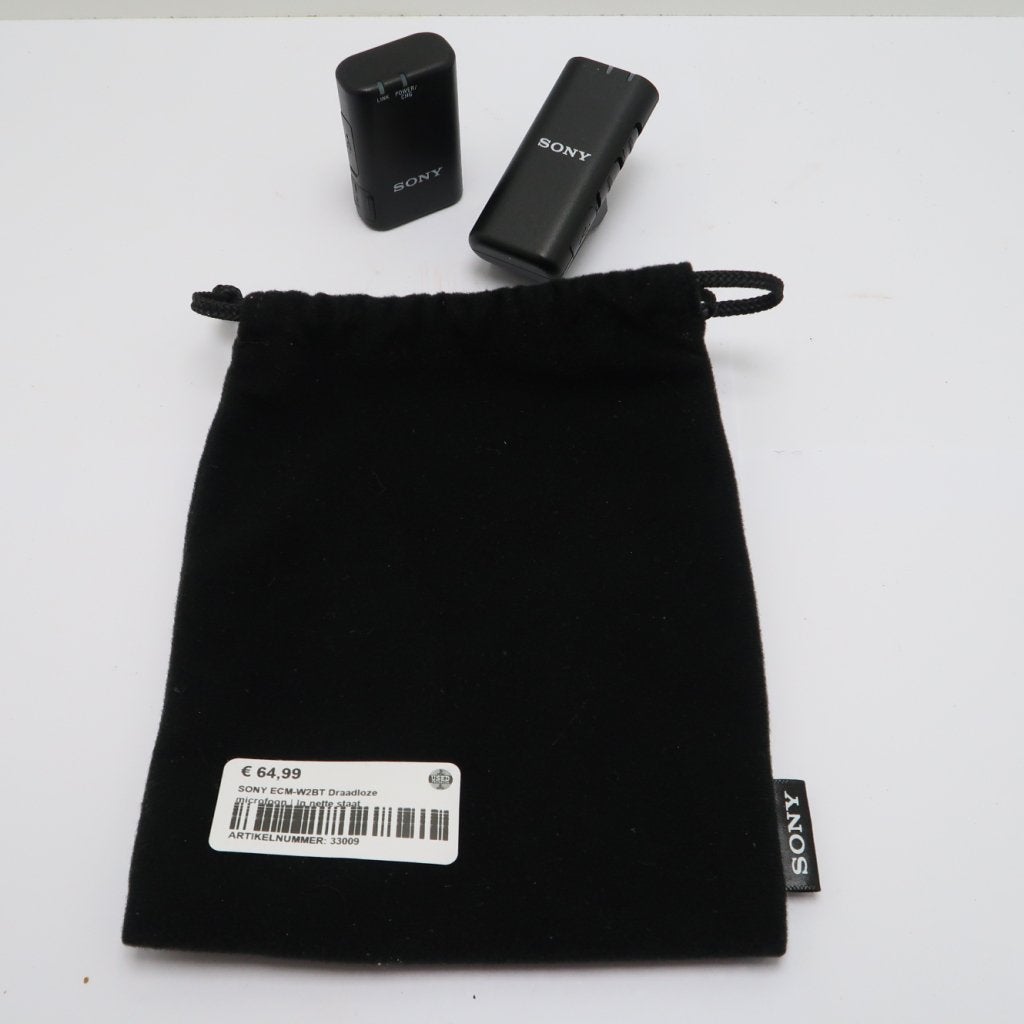 SONY ECM-W2BT Draadloze microfoon | In nette staat, Sony, Zo goed als nieuw, Support@sony.com, 1-7-1 Konan, Minato-ku
Tokyo 108-0075
Japan