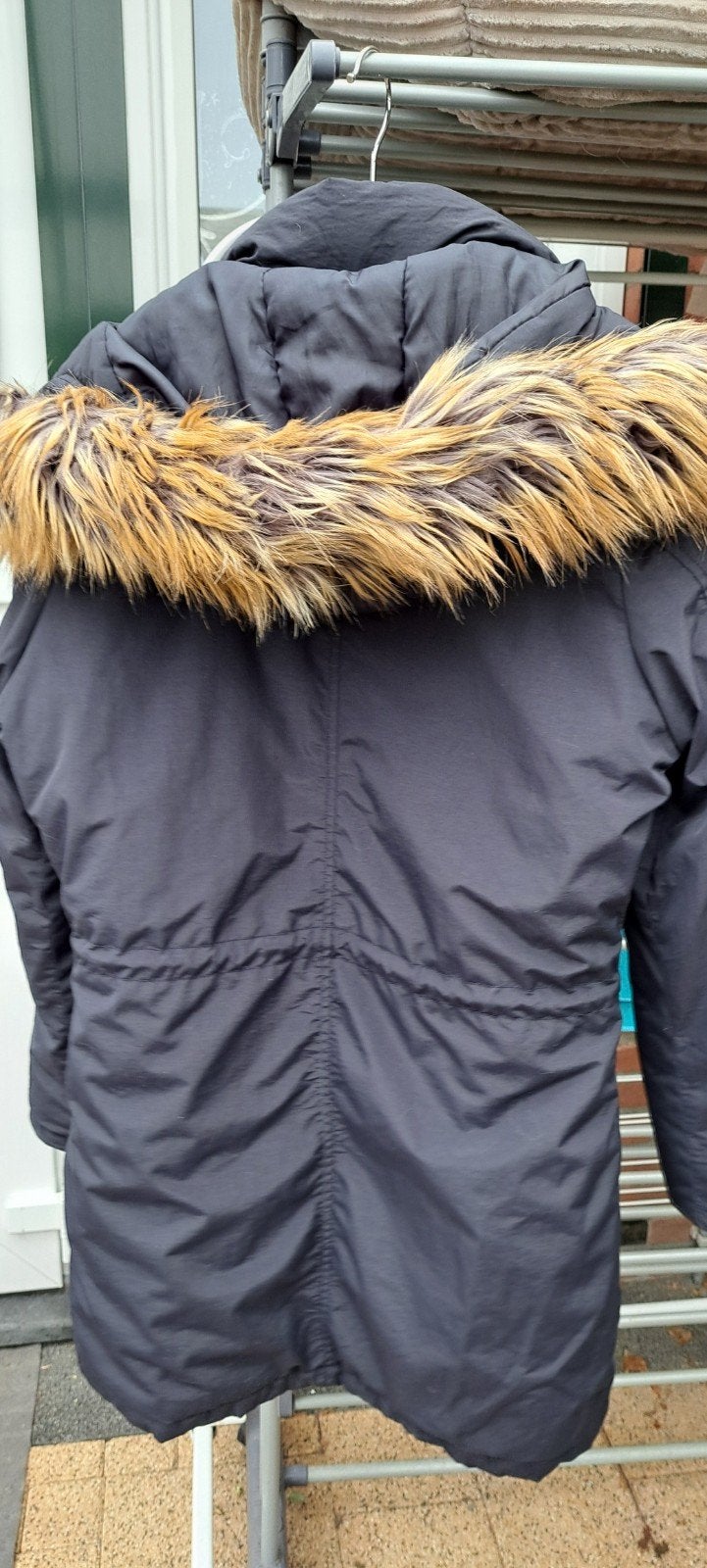 Cars Winterjas Maat S Donkerblauw met Bontkraag, Blauw, Ophalen of Verzenden, Cars, Maat 36 (S)