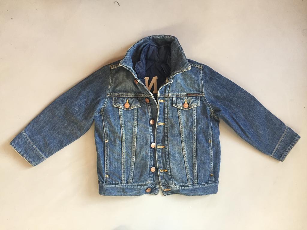Zgan Gant Spijkerjas en bodywarmer maat 128, Ophalen of Verzenden, Zo goed als nieuw, Jongen, Jas