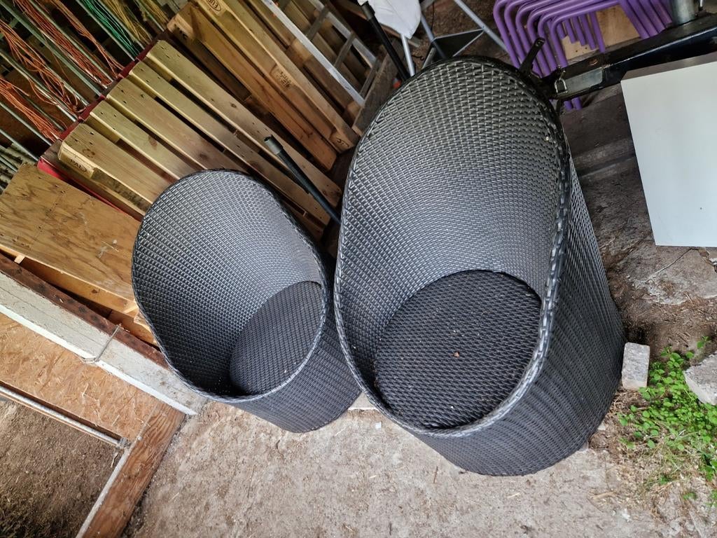 Twee tuinstoelen loungestoelen, Ophalen, Gebruikt
