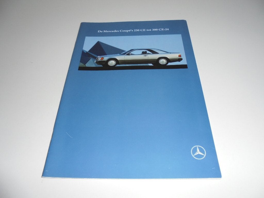 brochure Mercedes W124 230CE/300 CE-24 1992, Ophalen of Verzenden, Zo goed als nieuw, Mercedes