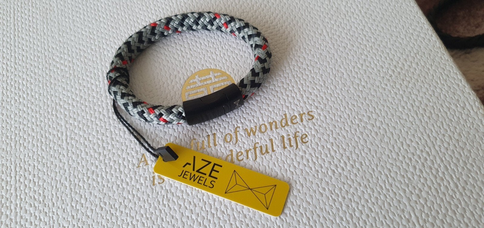 Aze Jewels stoere armband 19.5cm nieuw, Ophalen of Verzenden, Nieuw, Zilver