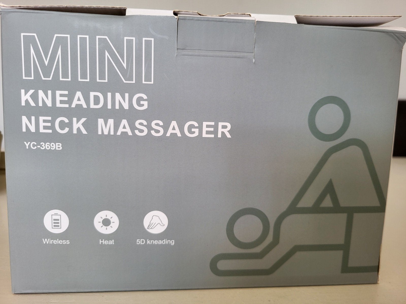 Mini Kneed Nek Massager - Draadloos met Warmtefunctie, Ophalen of Verzenden, Zo goed als nieuw, Apparaat