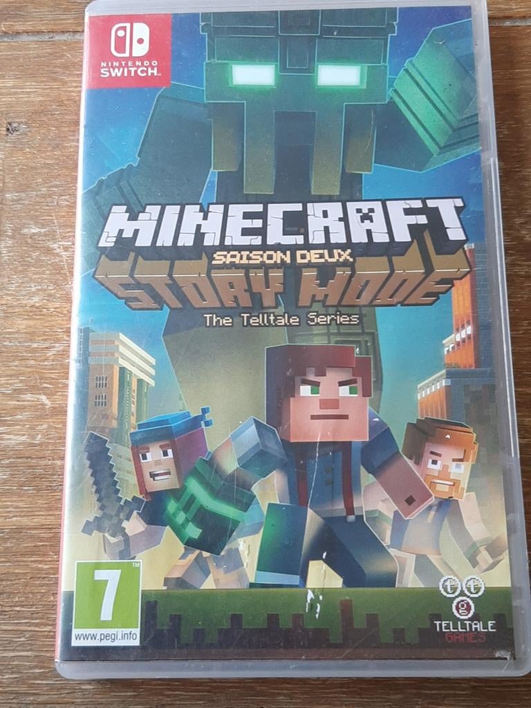 Minecraft Story Mode Seizoen 2 Nintendo Switch, Spelcomputers en Games, Avontuur en Actie, 1 speler, Ophalen of Verzenden, Zo goed als nieuw