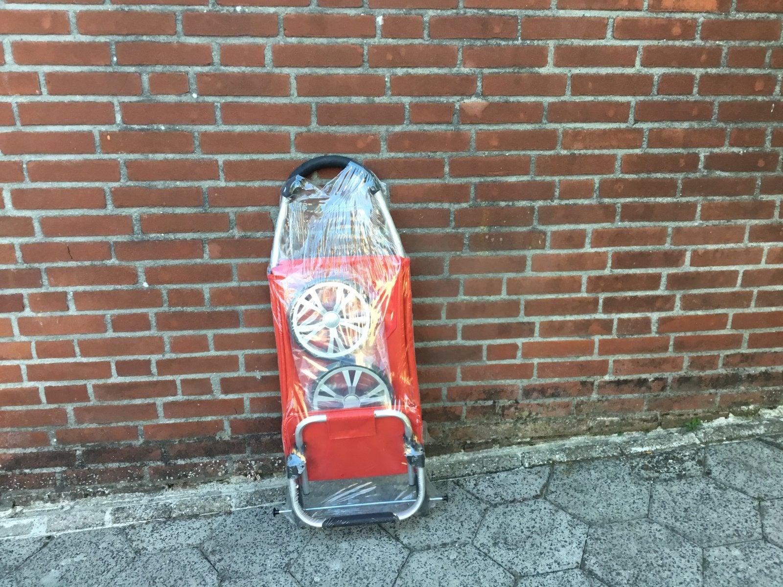 Boodschappentrolley nieuw, Ophalen, Hard kunststof, Minder dan 50 cm, Zo goed als nieuw