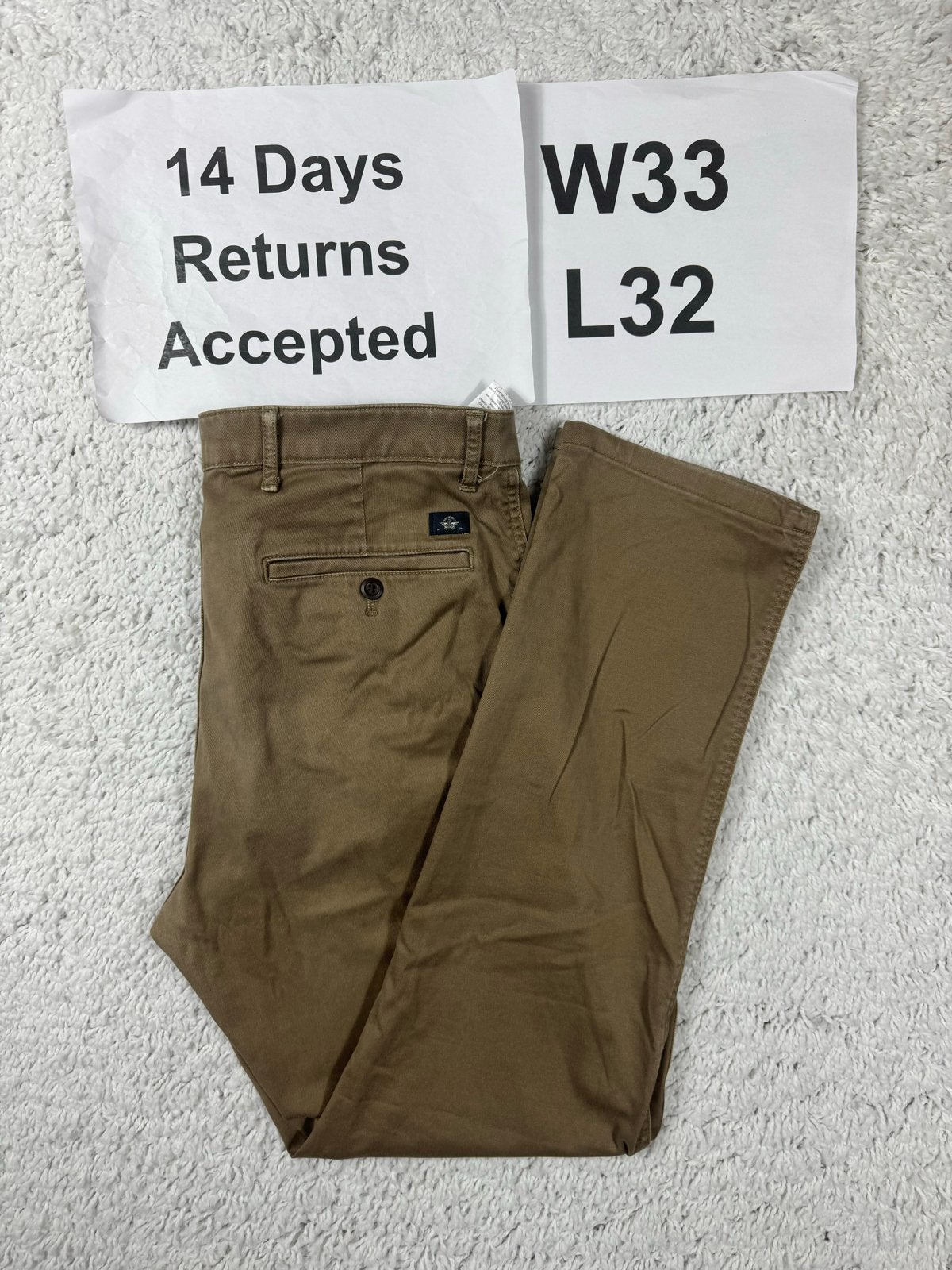 Dockers Chino Slim Fit Bruin W33 L32 3793, Bruin, Overige maten, Ophalen of Verzenden, H