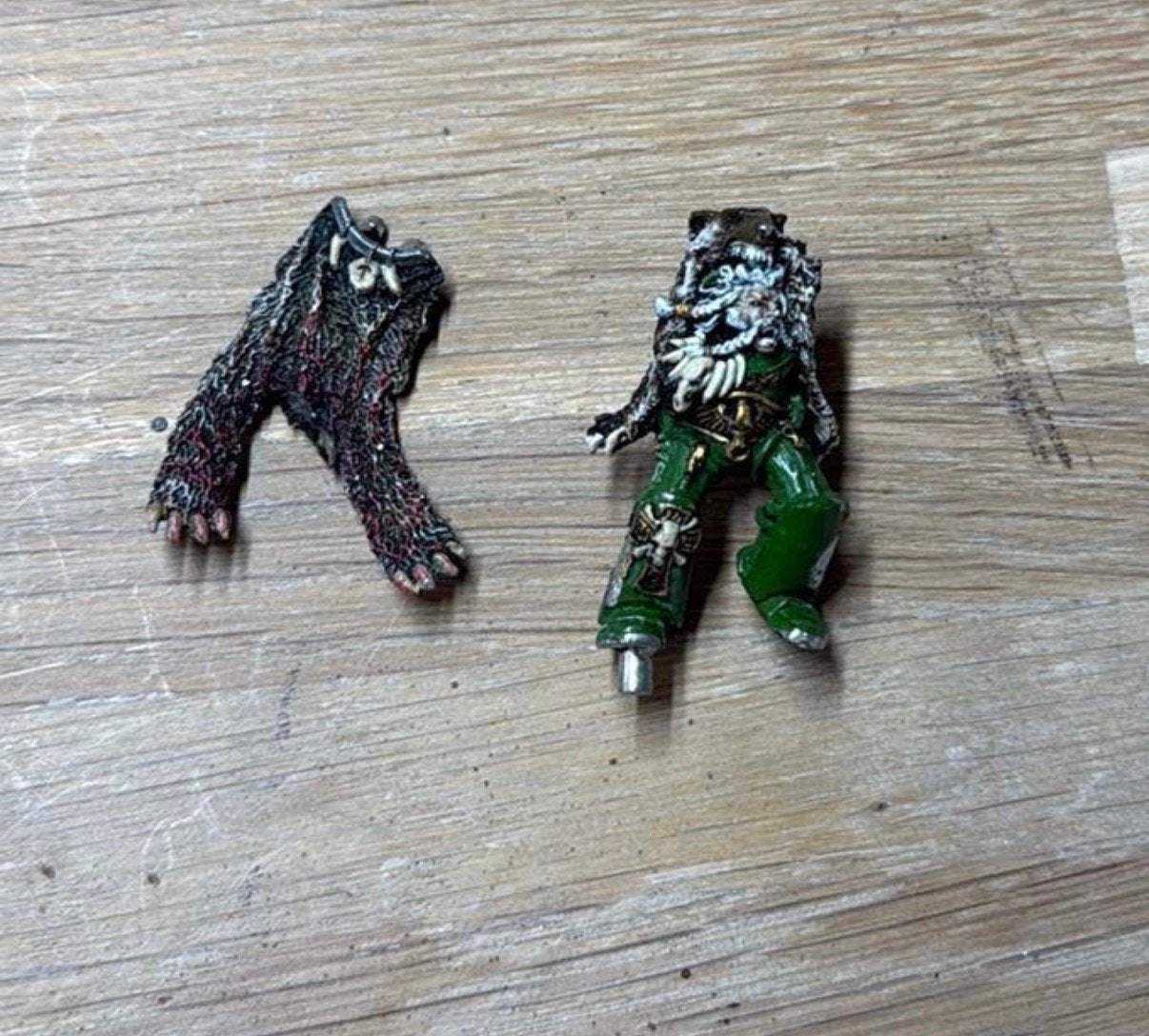 Warhammer 40k Logan Grimnar (metal), Ophalen of Verzenden, Zo goed als nieuw, Warhammer