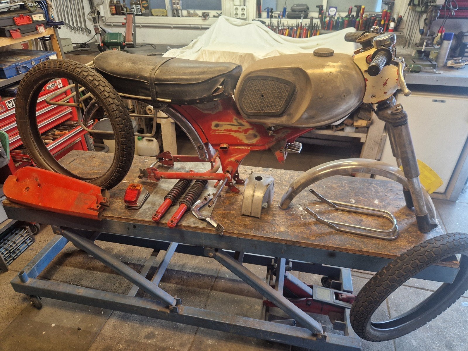 Kreidler Buffel project, Ophalen, Gebruikt