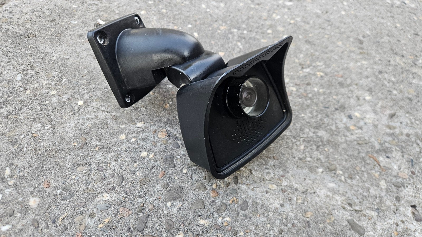 Mobotix M24 - 3MP IP camera - Zwart gespoten, Audio, Tv en Foto, Videobewaking, Ophalen of Verzenden, Gebruikt, Buitencamera