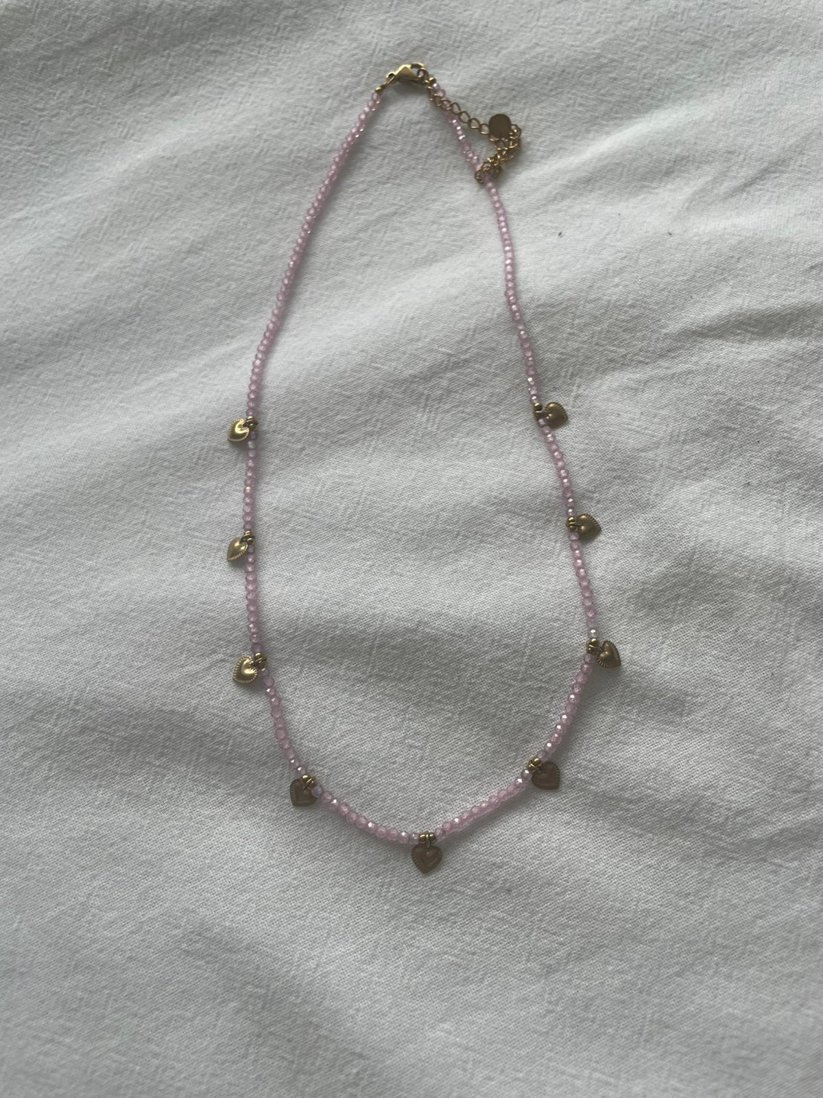 Ketting myjewellery, Ophalen of Verzenden, Zo goed als nieuw, Roze, Overige materialen