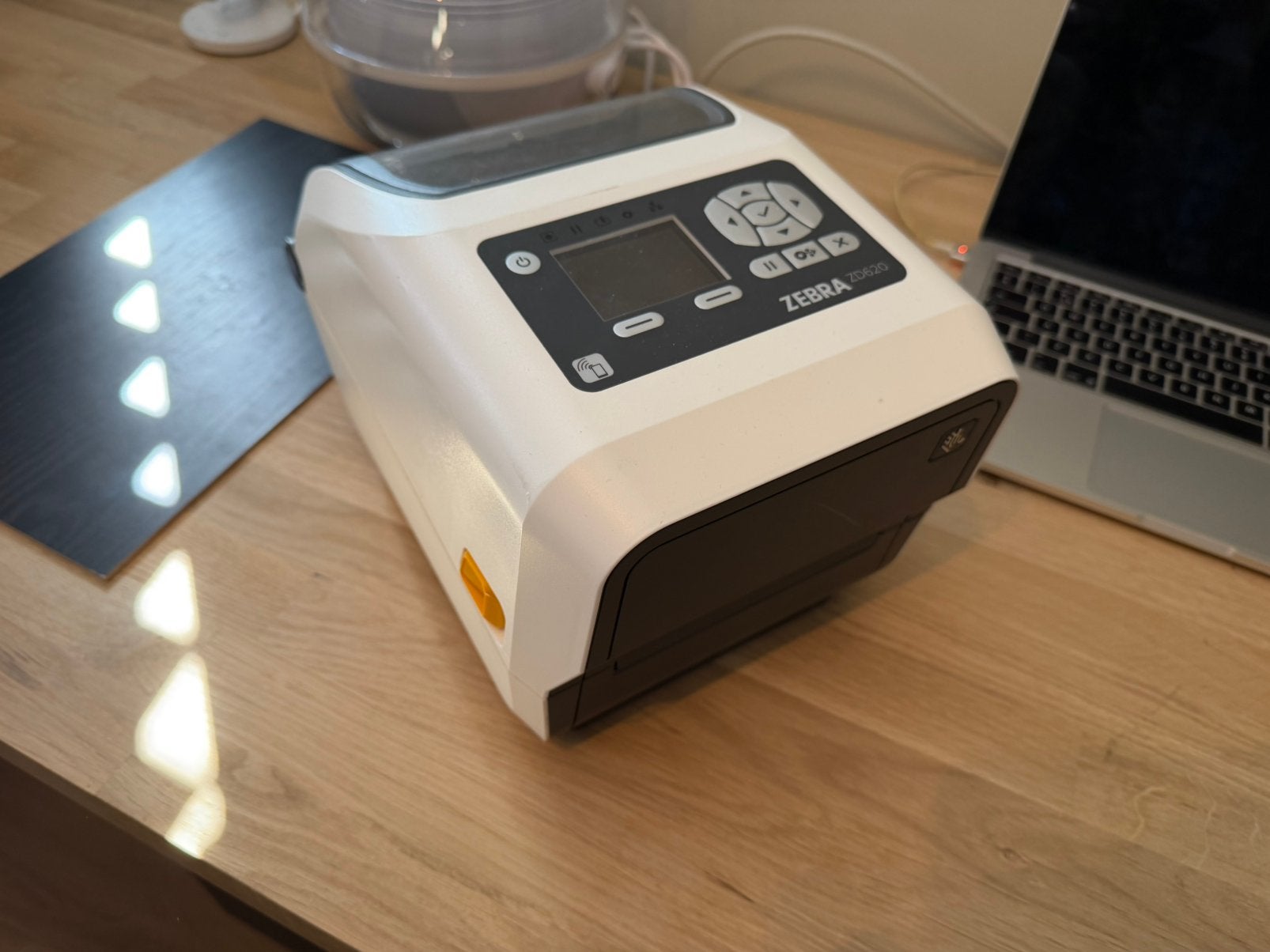 Zebra ZD620 label printer defect zonder adapter TEAB, Computers en Software, Ophalen of Verzenden, Zo goed als nieuw, Etiket