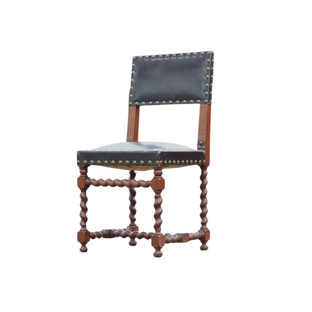 Vintage Barok Kasteel Fauteuil - Antiek, Ophalen of Verzenden