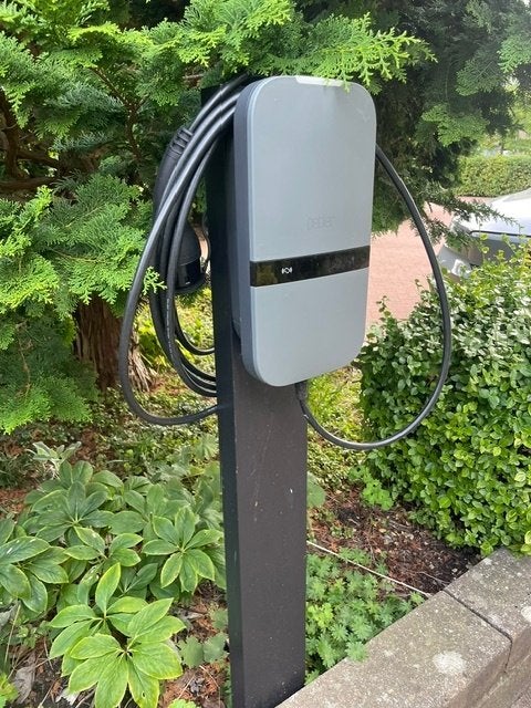 Peblar Home laadstation 11 kW - 7,50 m kabel ( montagepaal), Auto diversen, Ophalen, Zo goed als nieuw, Laadpaal en Laadkabel