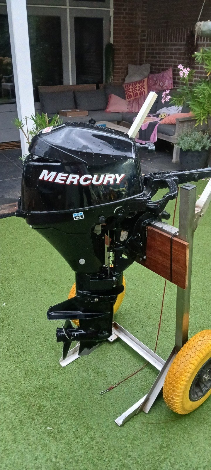Mercury 9.9 PK FourStroke buitenboordmotor kortstaart, Ophalen, Gebruikt, 5 tot 10 pk, Viertaktmotor