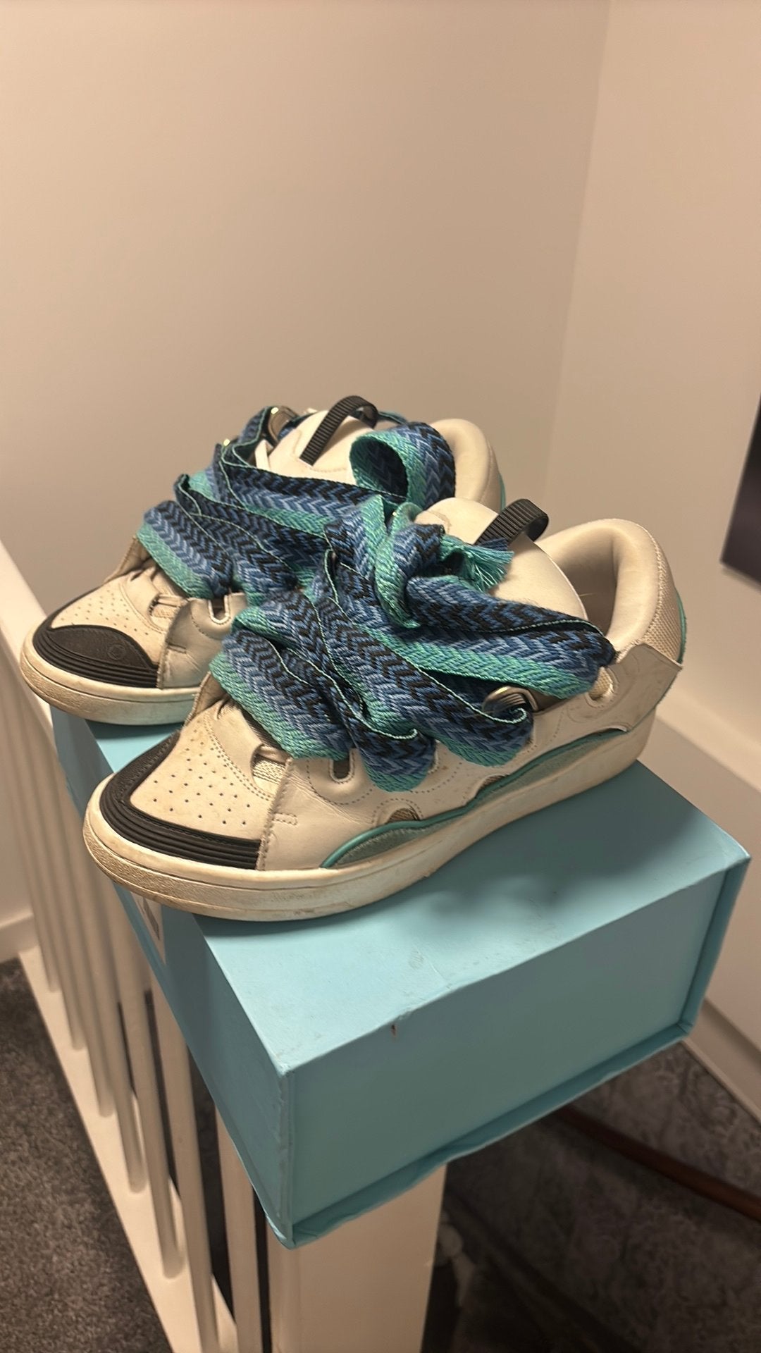 Lanvin 44, Ophalen of Verzenden, Gedragen, Sneakers of Gympen