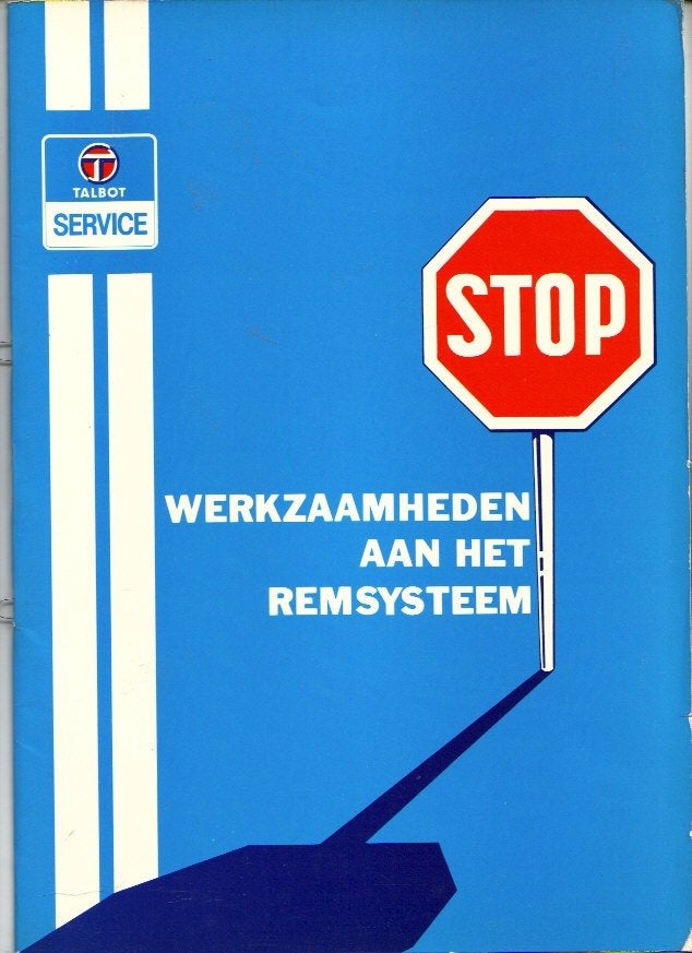 Talbot reparatie rem remsysteem auto, Verzenden