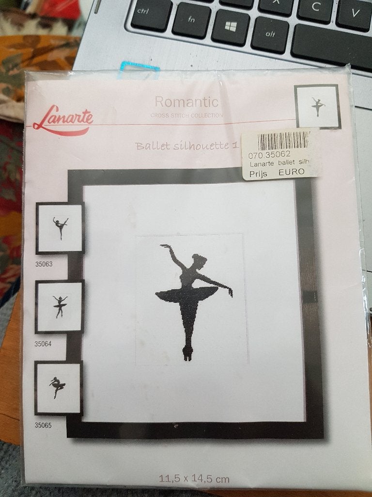 Borduursetje van Lanarte, Ballet Silhouette, Hobby en Vrije tijd, Borduren en Borduurmachines, Ophalen of Verzenden, Zo goed als nieuw