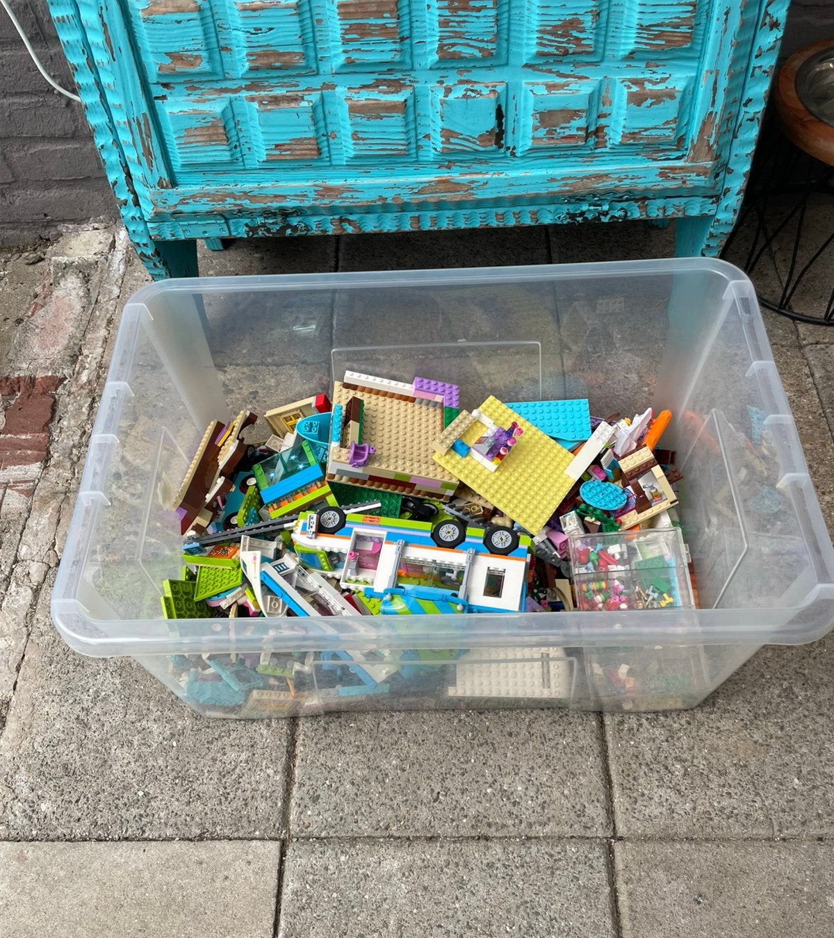 Bak vol Lego 6/7 kilo, Kinderen en Baby's, Speelgoed | Duplo en Lego, Zo goed als nieuw, Lego, Complete set, Inclusief accessoires