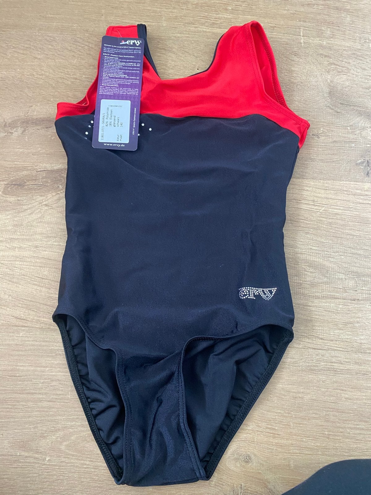 Nieuw Turnpakje Maat 140 - Ideaal voor training & wedstrijd, Sport en Fitness, Turnen, Zwart, Nieuw, Turnpak(je), Kindermaat 122 t/m 140