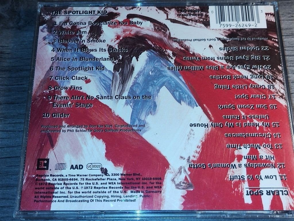 Captain Beefheart And The Magic Band - The Spotlight Kid / C, Ophalen of Verzenden, Zo goed als nieuw, Jazz