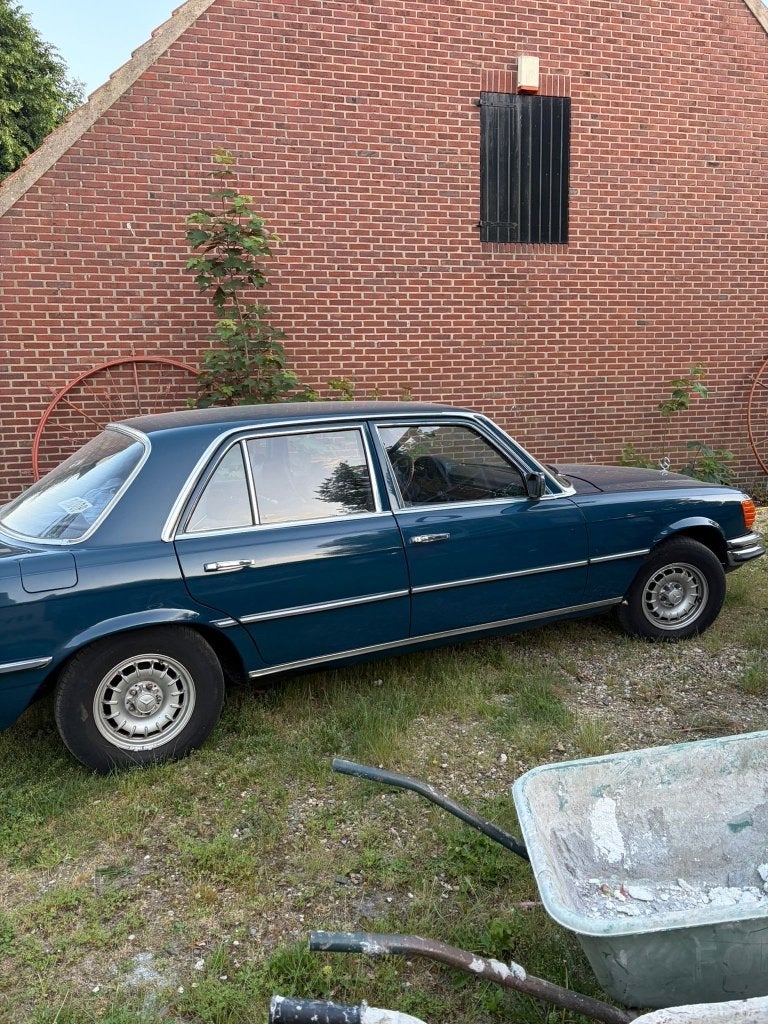 Mercedes-Benz S-Klasse 2.7 280 SE 1975 Blauw, Auto's, 2745 cc, Blauw, Handgeschakeld, Particulier