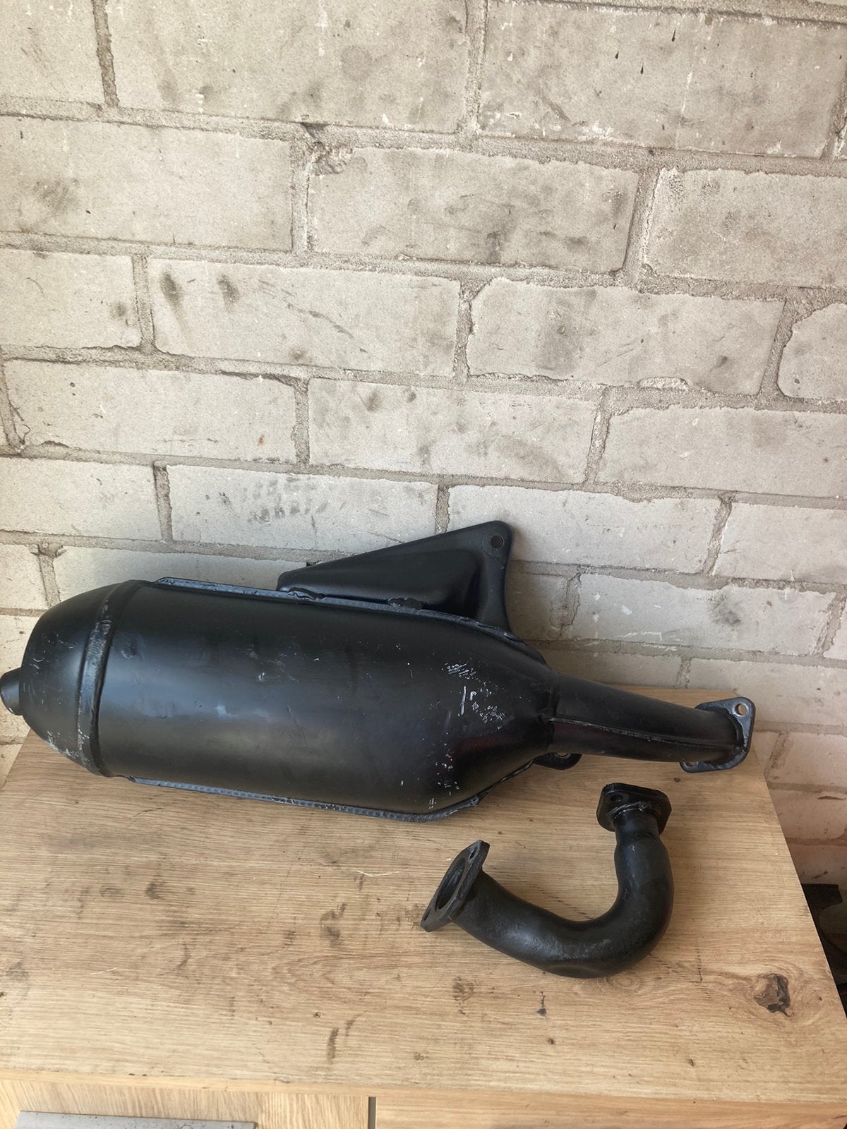 Piaggio 125 / 180 uitlaat, Ophalen of Verzenden
