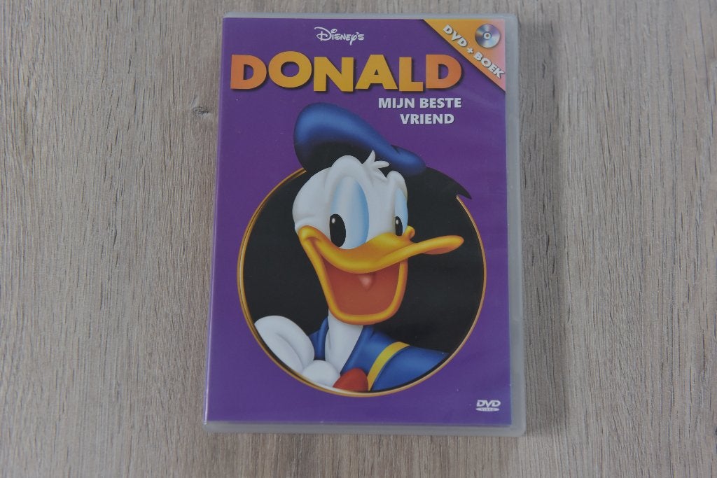 DONALD DUCK MIJN BESTE VRIEND DVD + BOEK, Cd's en Dvd's, Tekenfilm, Nederlands, Zo goed als nieuw, Nederlands