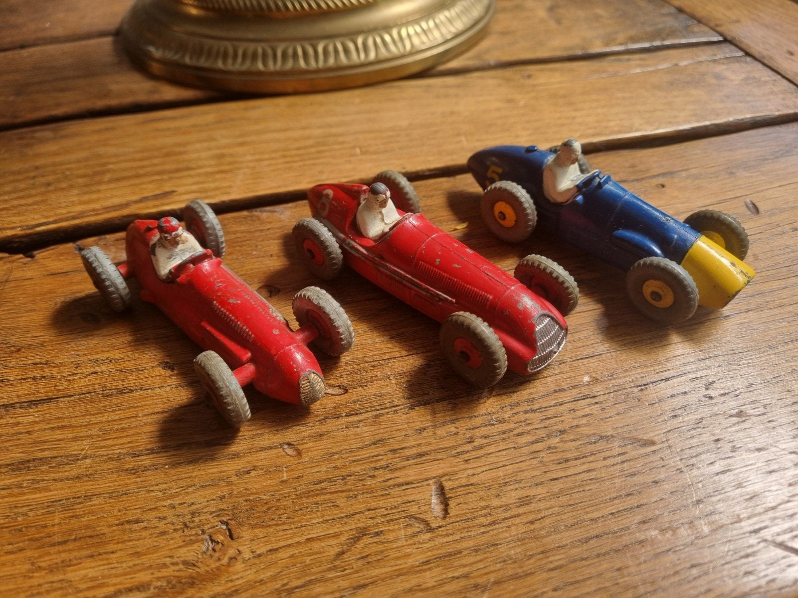 3 racewagens Dinky Toys jaren 50, Ophalen of Verzenden