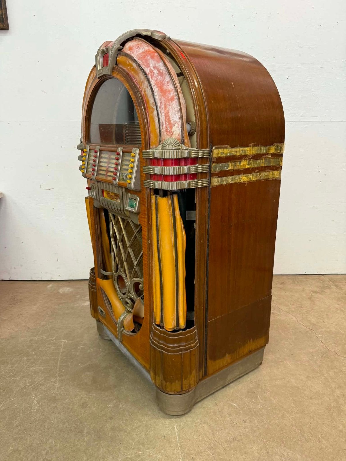 PRE-SALE DEAL : originele WURLITZER model 1015 jukebox, Nl, 1950 tot 1960, Zo goed als nieuw, Wurlitzer