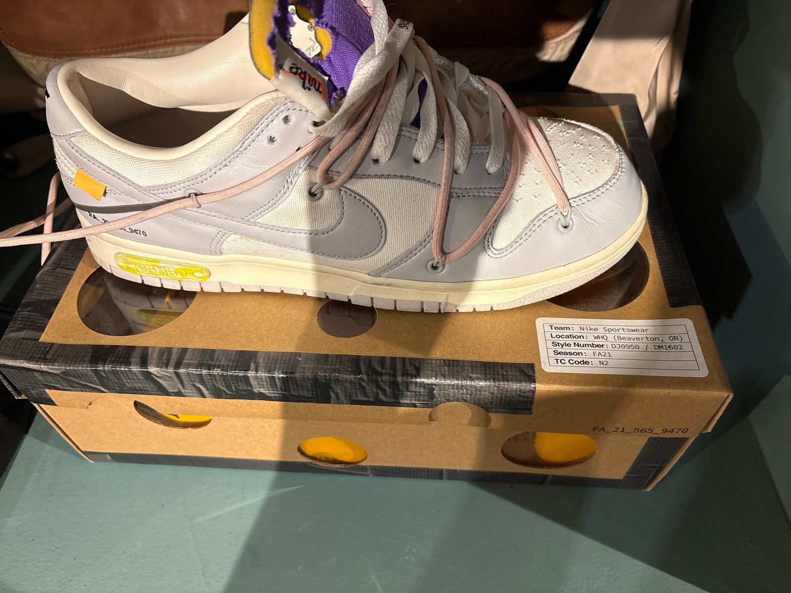 Nike x off white dunks, Ophalen