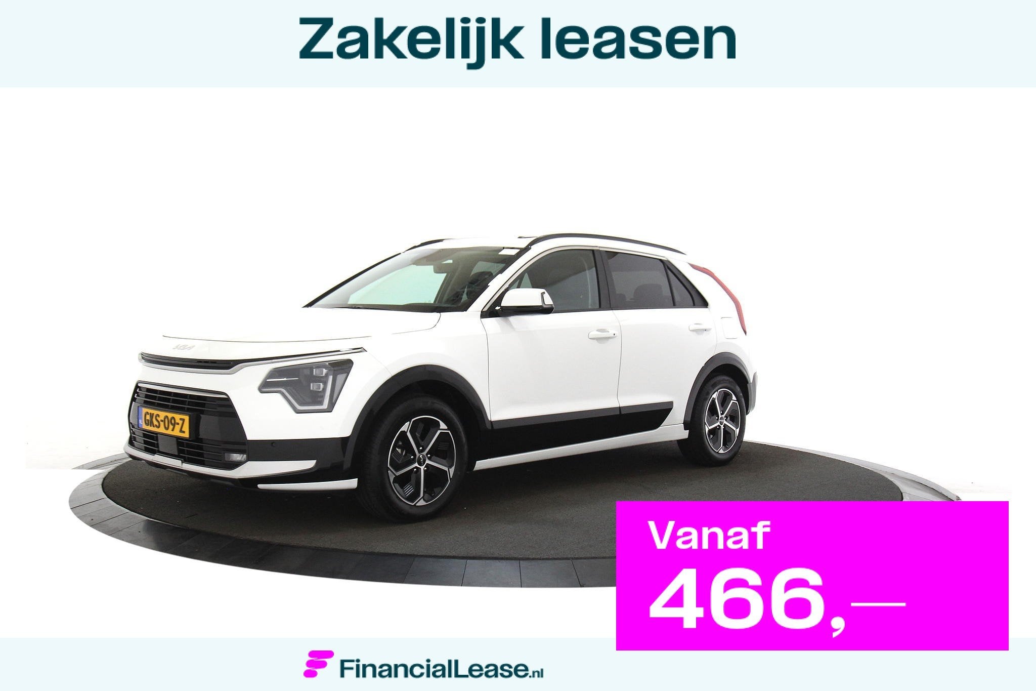 Kia Niro 1.6 GDi Hybrid DynamicPlusLine Schuifdak Stoelverwa, Automaat, 1374 kg, Gebruikt, Euro 6
