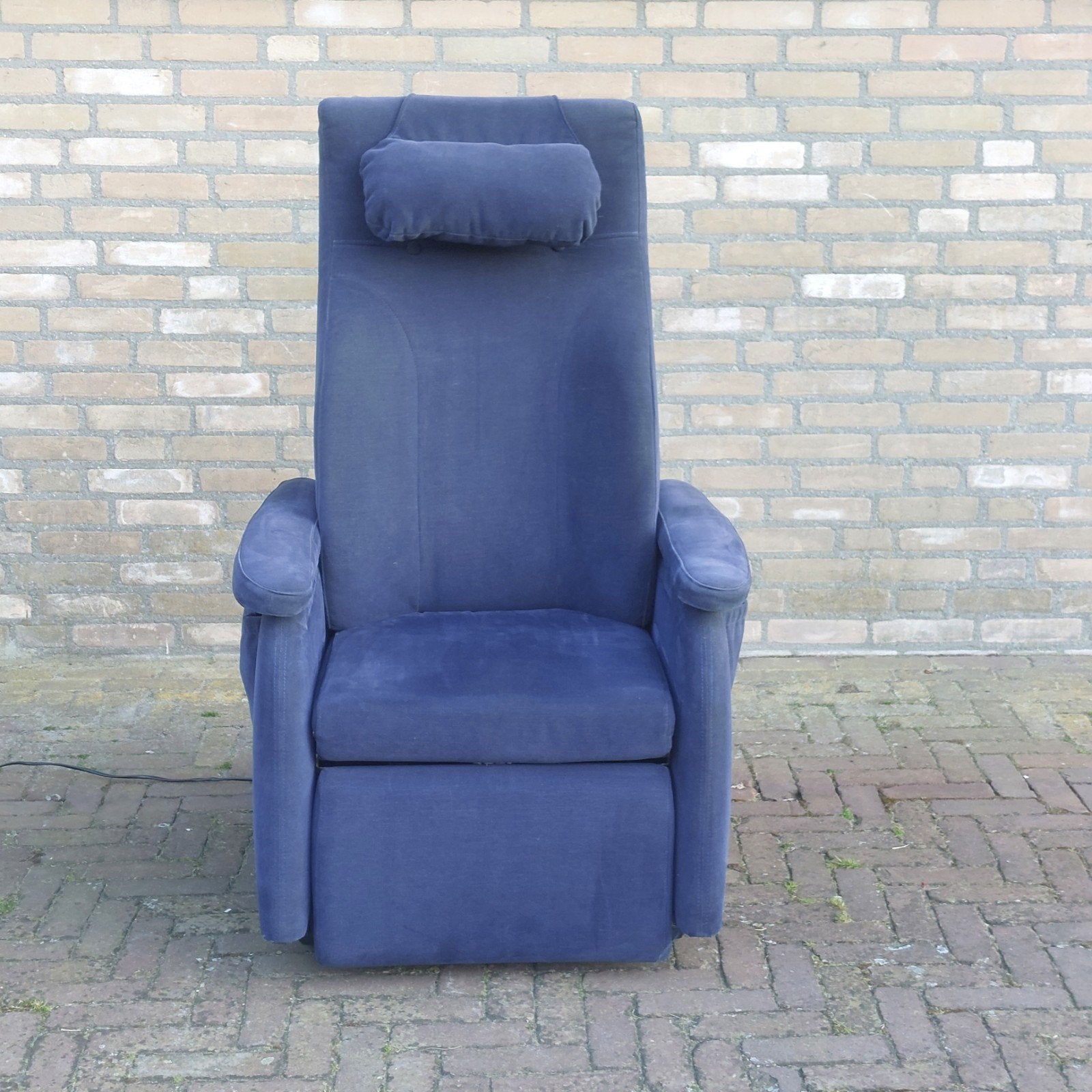 Sta op stoel Doge Modulair III, blauw, Huis en Inrichting, Fauteuils, Ophalen of Verzenden, Zo goed als nieuw, 75 tot 100 cm, 50 tot 75 cm