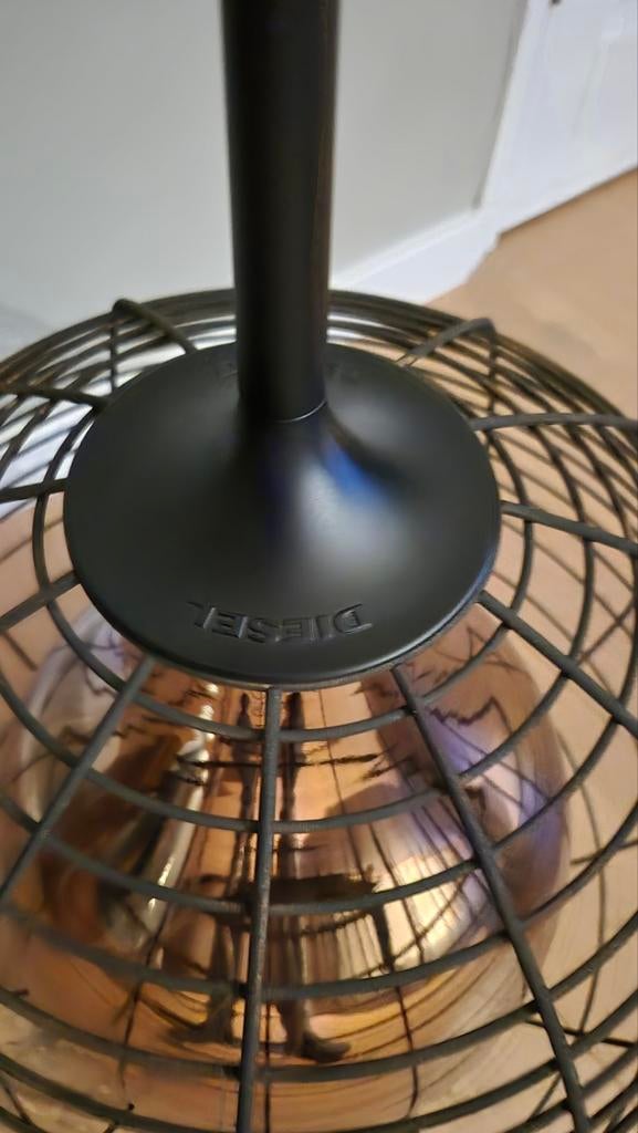 Foscarini Diesel Cage Grande brons, Ophalen, Zo goed als nieuw, Glas, Minder dan 50 cm