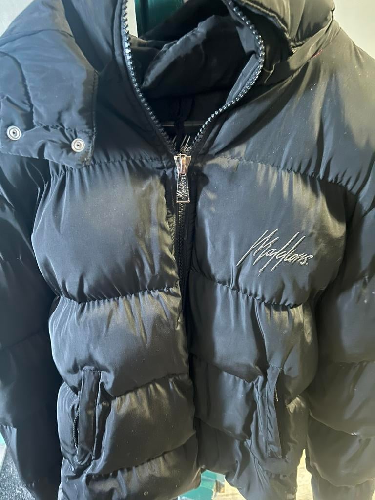 Malelions winterjas, Ophalen of Verzenden, Zo goed als nieuw, Maat 46 (S) of kleiner, Zwart