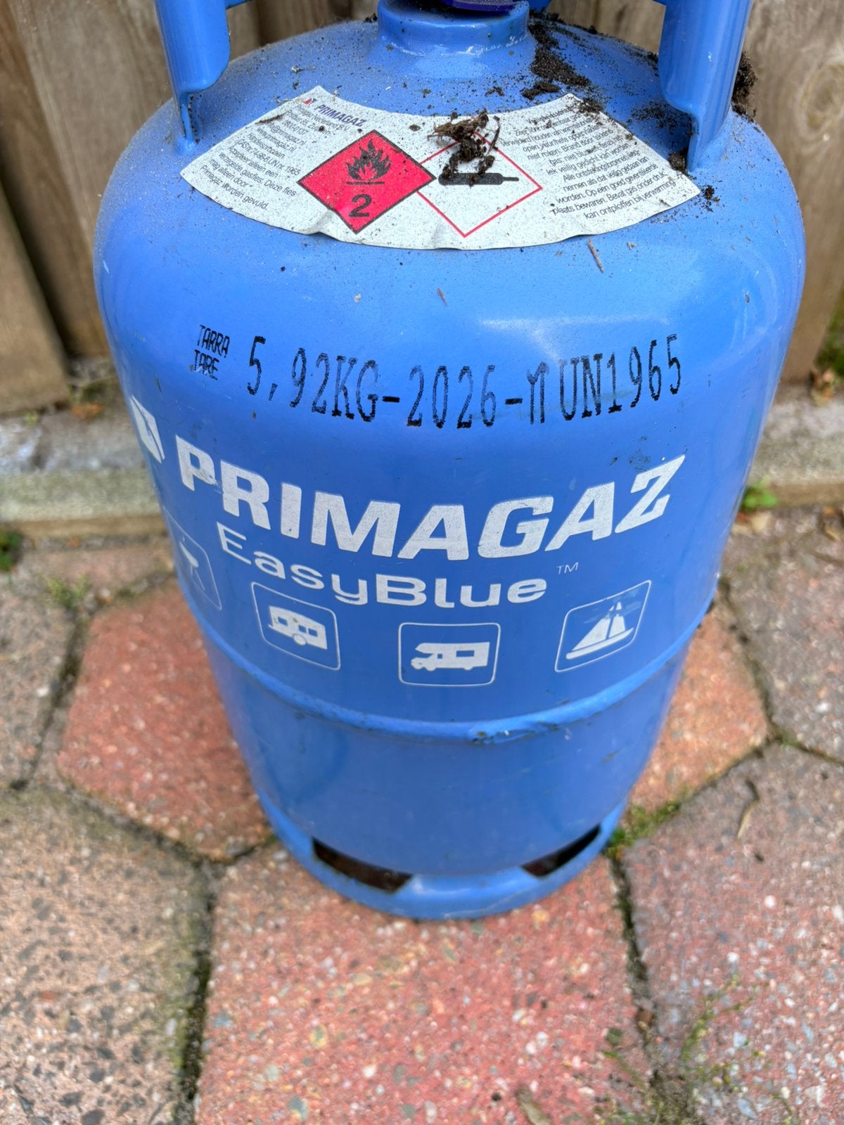 3 Camping gasflessen., Ophalen, Zo goed als nieuw