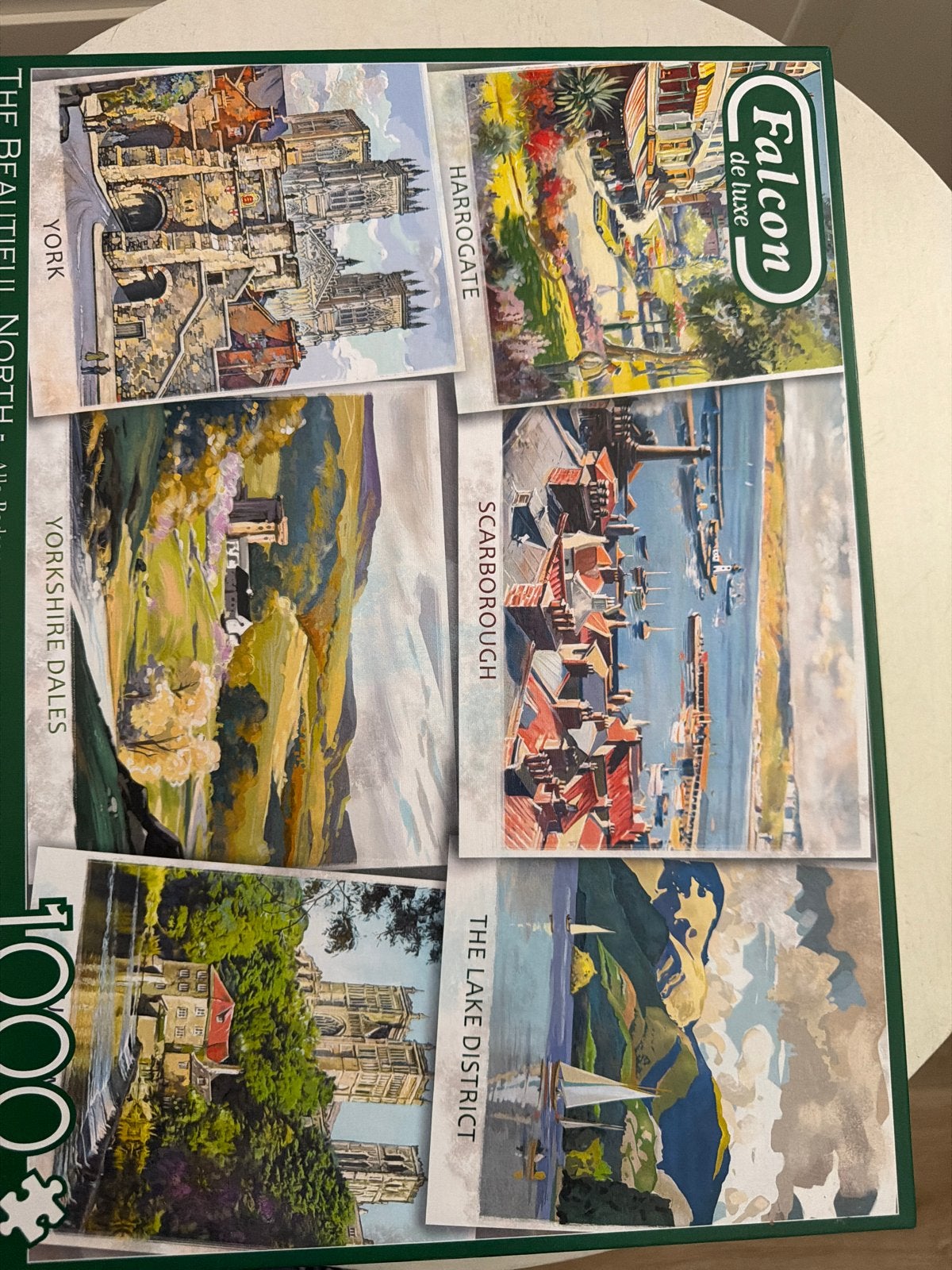Falcon de luxe The Beautiful North 1000 stukjes puzzel, Ophalen of Verzenden, Gebruikt