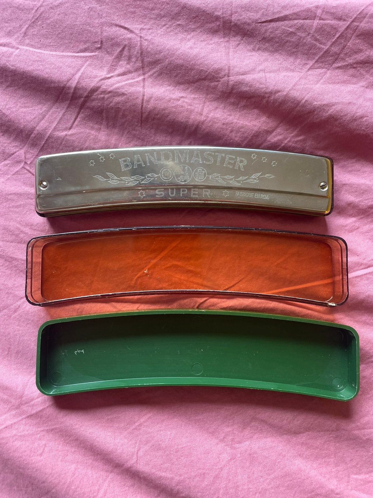 Retro bandmaster harmonica, Ophalen of Verzenden, Gebruikt, Overige typen