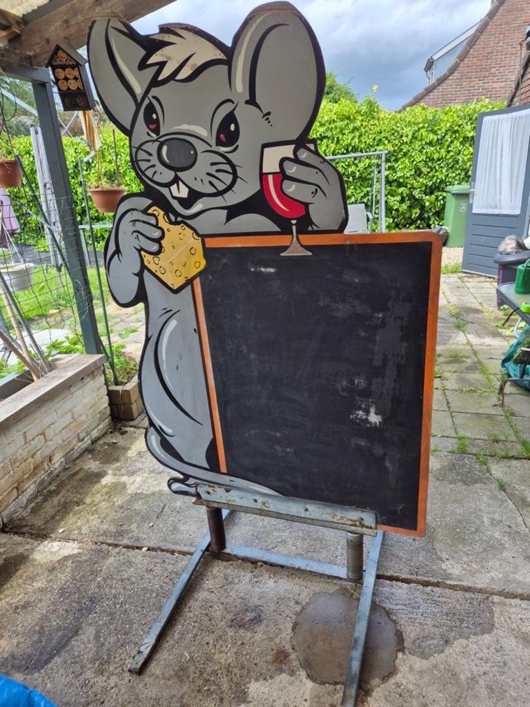 Reclamebord, krijtbord, aankondigen, wiebel, Ophalen, Mobiel, Gebruikt, Krijtbord