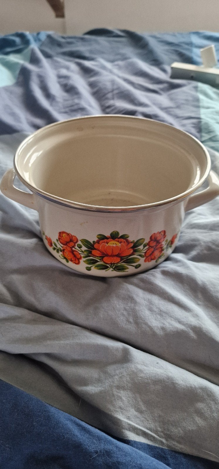 Retro pannen set - Kookpan, Koekenpan en Braadpan, Ophalen, Gebruikt, Braadpan, Met deksel