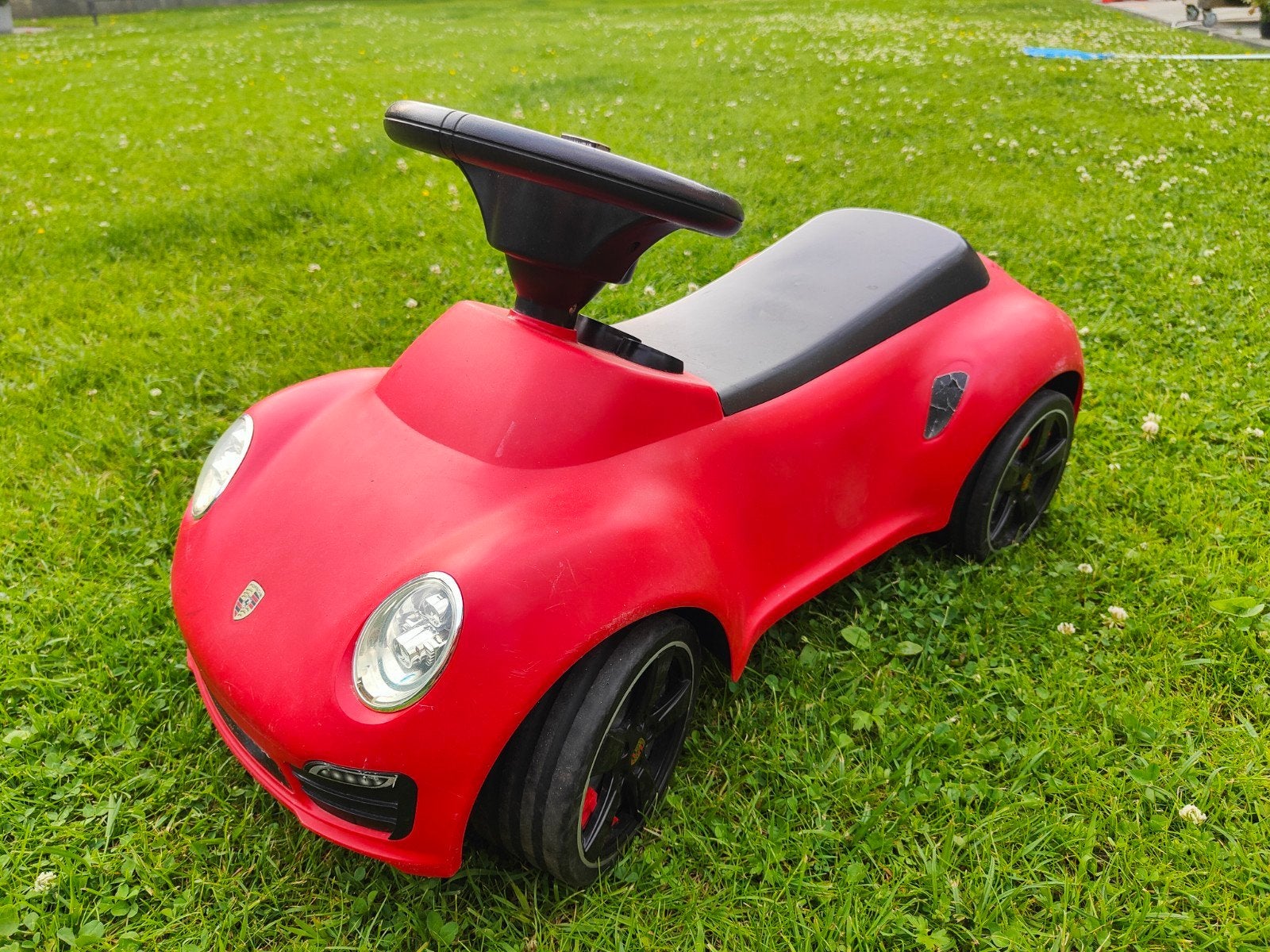 Rode Porsche loopauto - Gebruikt, maar in prima staat, Ophalen, Gebruikt, Loopvoertuig