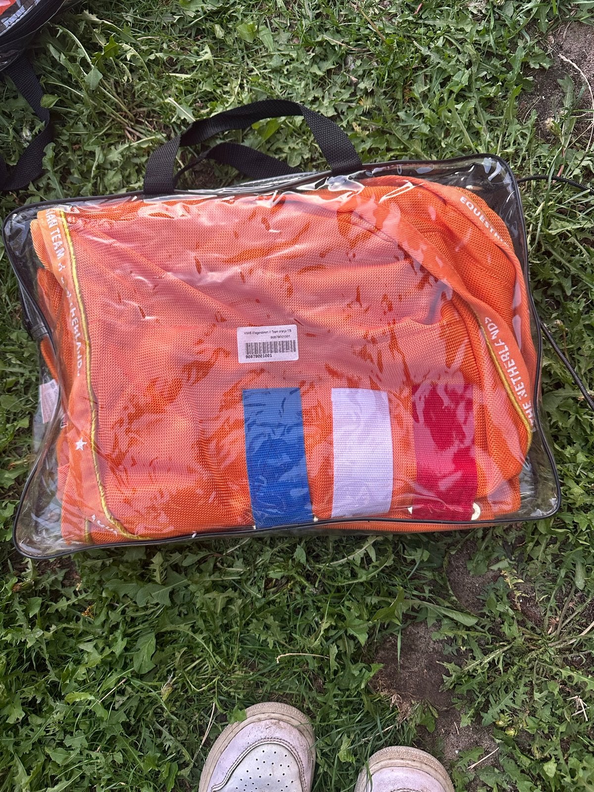Vliegendeken KNHS 175cm, Oranje, Gebruikt, Overige merken, Cob (M)