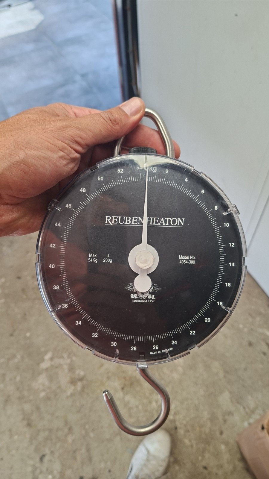 Reuben Heaton weegklok 54 kg, Ophalen of Verzenden, Zo goed als nieuw