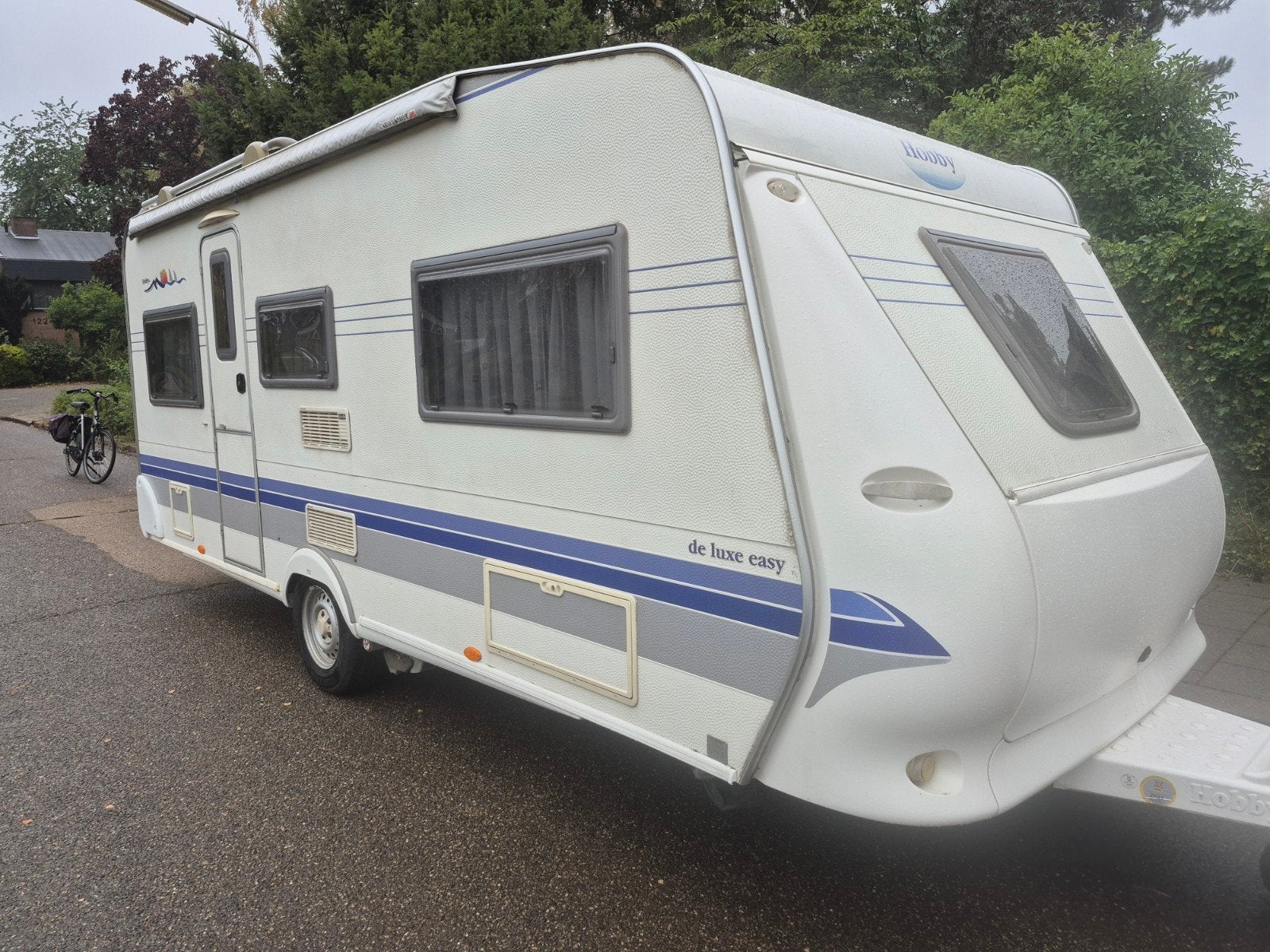 hobby 495 ul  2006 mover voortent zakluifel enkele bedden, Rondzit, Hobby, Koelkast, Particulier