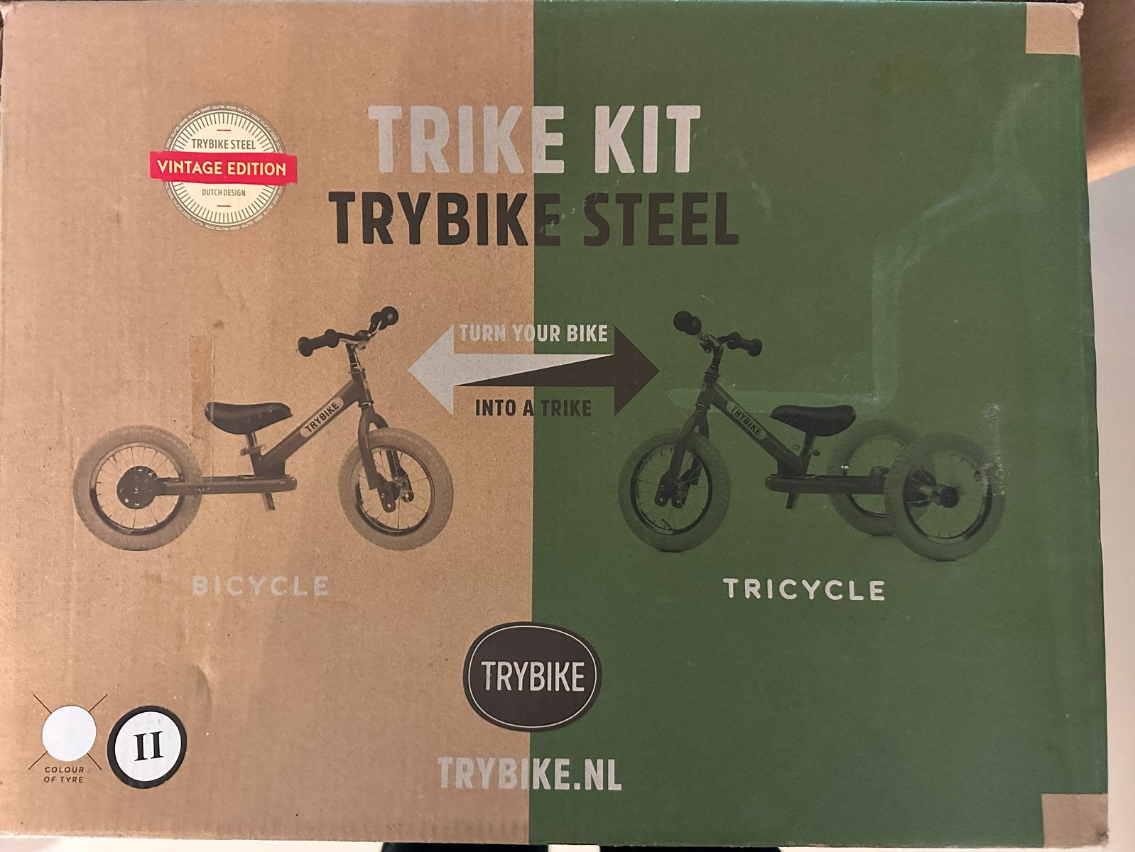 TryBike Trike Kit - Maak van je tweewieler een driewieler, Fietsen en Brommers, Ophalen, Gebruikt