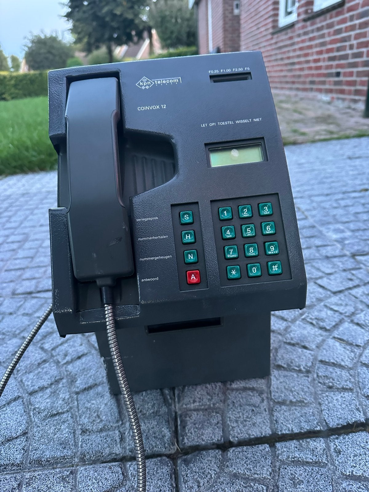 Vintage PTT/KPN Munttelefoon Landis+Gyr Orion (Coinvox 12), Ophalen, Gebruikt