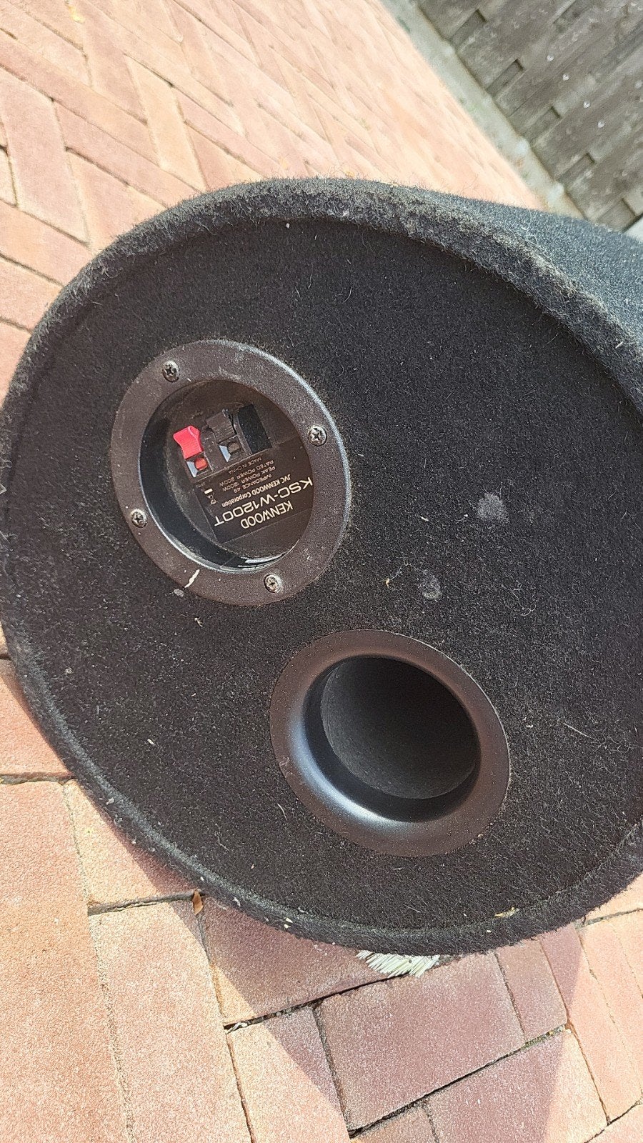 subwoofer kenwood, Auto diversen, Autospeakers, Ophalen, Gebruikt