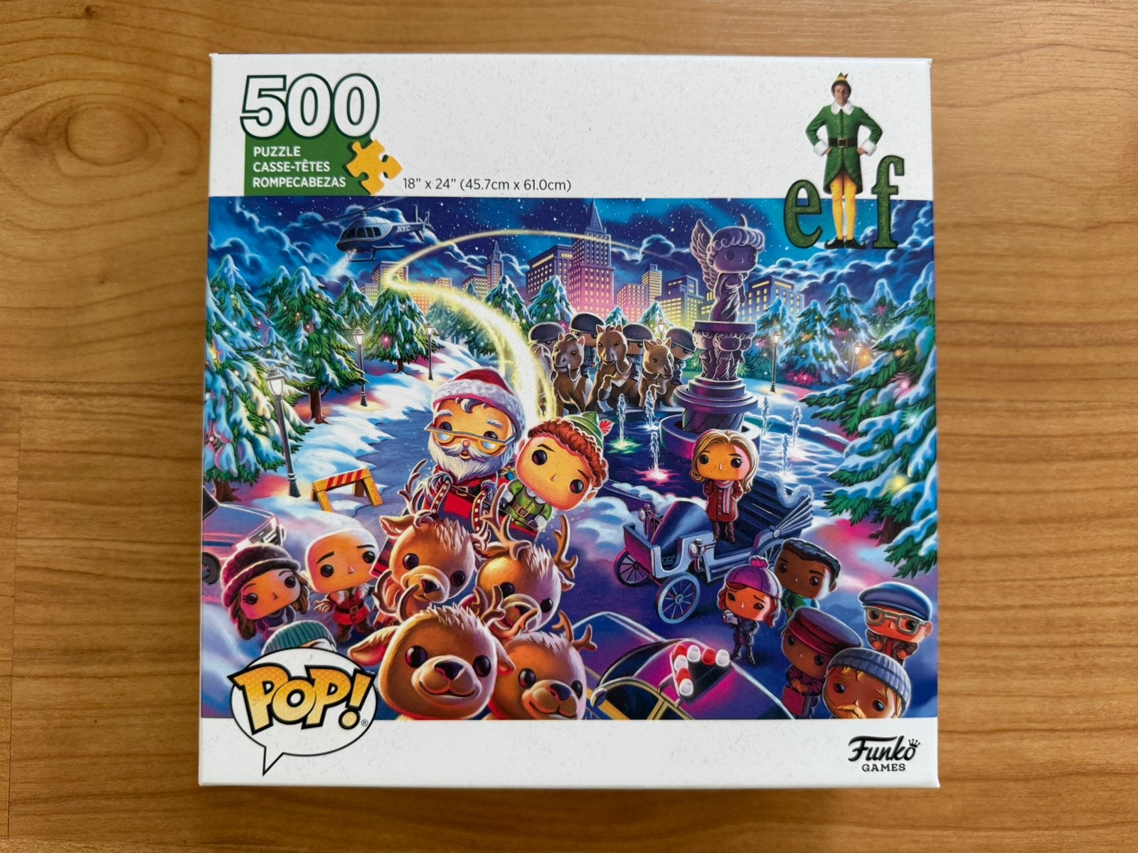Funko Elf Puzzel POP!, Ophalen of Verzenden, 500 t/m 1500 stukjes, Zo goed als nieuw