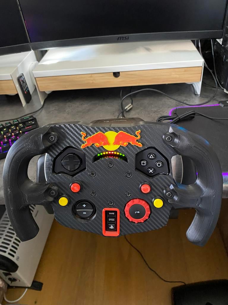 Logitech G29/G920/G923 F1 addon - carbon look, Ophalen of Verzenden, Nieuw
