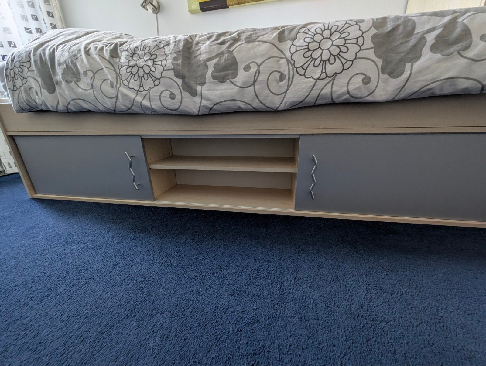 Tienerslaapkamer: Bed (204x90cm) en Kast (200x100x58cm), Ophalen of Verzenden
